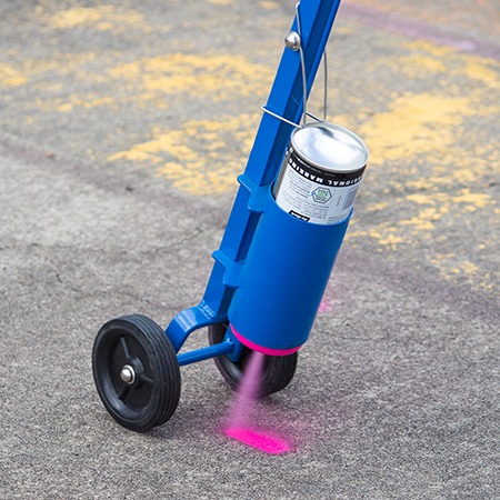Фиолетовая аэрозольная линия маркировка распылительной краски